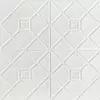 Самоклеюча 3D панель білий декор 700x700x4мм SW-00001351