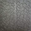 Самоклеюча декоративна настінно-стельова 3D панель срібна 700х700х8мм (118) SW-00000236