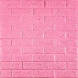 3D панель самоклеюча 700х770х5мм цегла Рожевий (004-5) SW-00000143 3D панель самоклеюча 700х770х5мм цегла Рожевий (004-5) SW-00000143