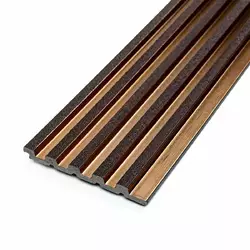 Рейка декоративна PS 2900х120х12мм Під коричневу шкіру з бронзою SW-00002135 Рейка декоративна PS 2900х120х12мм Під коричневу шкіру з бронзою SW-00002135
