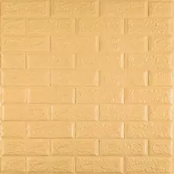 3D панель самоклеюча 700х770х5мм цегла Жовто-пісочний (009-5) SW-00000028 3D панель самоклеюча 700х770х5мм цегла Жовто-пісочний (009-5) SW-00000028