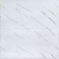 Самоклеюча 3D панель біла мармурова плитка 700х700х4мм (364) SW-00001142