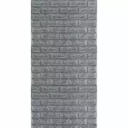 R017-2 Панель стінова в рулоні 3D 700х3080х2мм Сіра Цегла (D) SW-00002535 R017-2 Панель стінова в рулоні 3D 700х3080х2мм Сіра Цегла (D) SW-00002535