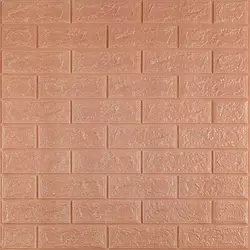 3D панель самоклеюча цегла Пудра 700х770х5мм SW-00001801 3D панель самоклеюча цегла Пудра 700х770х5мм SW-00001801