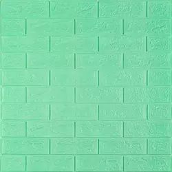 3D панель самоклеюча 700х770х5мм цегла М'ята (012-5) SW-00000148 3D панель самоклеюча 700х770х5мм цегла М'ята (012-5) SW-00000148