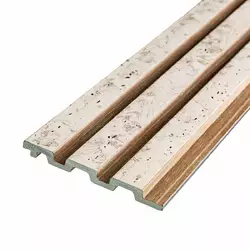 Рейка декоративна PS 2900х120х12мм Бежевий меланж із золотими вкрапленнями (D) SW-00001742 Рейка декоративна PS 2900х120х12мм Бежевий меланж із золотими вкрапленнями (D) SW-00001742