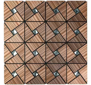 Самоклеюча алюмінієва плитка 300х300х3мм Бронза SW-00001927 Самоклеюча алюмінієва плитка 300х300х3мм Бронза SW-00001927