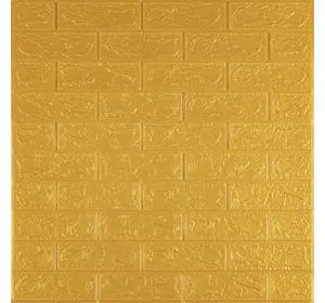 3D панель самоклеюча 700х770х3мм цегла Золота (011-3) SW-00000676 3D панель самоклеюча 700х770х3мм цегла Золота (011-3) SW-00000676