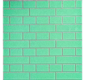 Панель стінова 700х700х5мм Зелена цегла зі сріблом SW-00001803 Панель стінова 700х700х5мм Зелена цегла зі сріблом SW-00001803