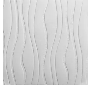 Самоклеюча декоративна настінно-стельова 3D панель хвилі 700х700х8мм (166) SW-00000242
