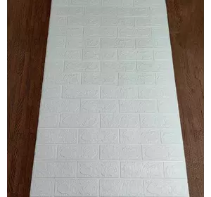 Самоклеюча 3D панель під білу цеглу в рулоні 2800x700x3мм (R001-3) SW-00000871