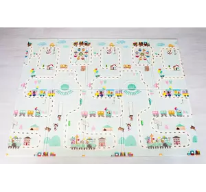 Розвиваючий килимок дитячий термо "Атракціон - Ростомір" 200х180х1см (203)