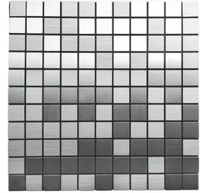 Самоклеюча алюмінієва плитка 300х300х3мм Срібна мозаїка SW-00001167 Самоклеюча алюмінієва плитка 300х300х3мм Срібна мозаїка SW-00001167