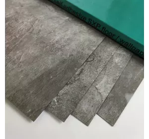 Самоклеюча вінілова плитка сріблястий мармур, ціна за 1 шт. (СВП-103) Глянець SW-00000290