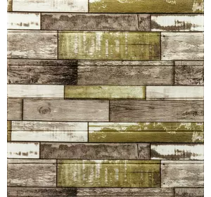 Самоклеюча декоративна 3D панель 700x700x4мм Зелено-коричневе дерево (378) SW-00000883 Самоклеюча декоративна 3D панель 700x700x4мм Зелено-коричневе дерево (378) SW-00000883