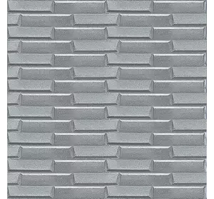 3D панель самоклеюча кладка 770х700х5мм Срібло (034) SW-00000217 3D панель самоклеюча кладка 770х700х5мм Срібло (034) SW-00000217