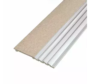 Рейка декоративна PS 2900х160х11мм Бежева зі сріблом SW-00002150- Рейка декоративна PS 2900х160х11мм Бежева зі сріблом SW-00002150-