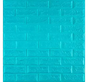 3D панель самоклеюча 700х770х5мм цегла Бірюза (002-5) SW-00000084 3D панель самоклеюча 700х770х5мм цегла Бірюза (002-5) SW-00000084