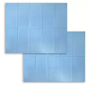 Килимок складаний однотонний 1,5х2,0mх10mm Блакитний (297) SW-00001190