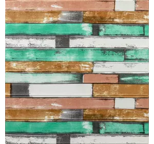 Самоклеюча декоративна 3D панель 700x700x5мм М'ятне дерево (057) SW-00000238 Самоклеюча декоративна 3D панель 700x700x5мм М'ятне дерево (057) SW-00000238