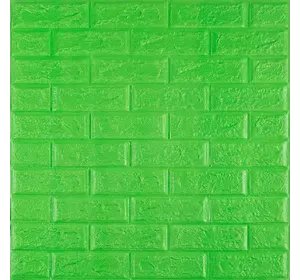 3D панель самоклеюча 700х770х5мм цегла Зелений (013-5) SW-00000149 3D панель самоклеюча 700х770х5мм цегла Зелений (013-5) SW-00000149