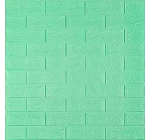 3D панель самоклеюча 700х770х5мм цегла М'ята (012-5) SW-00000148 3D панель самоклеюча 700х770х5мм цегла М'ята (012-5) SW-00000148